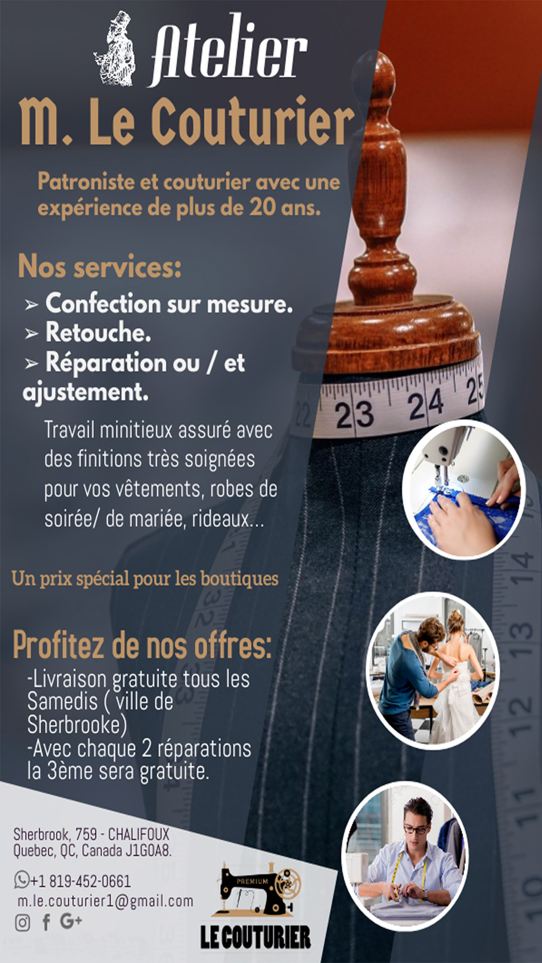 Borchure for M. Le Couturier